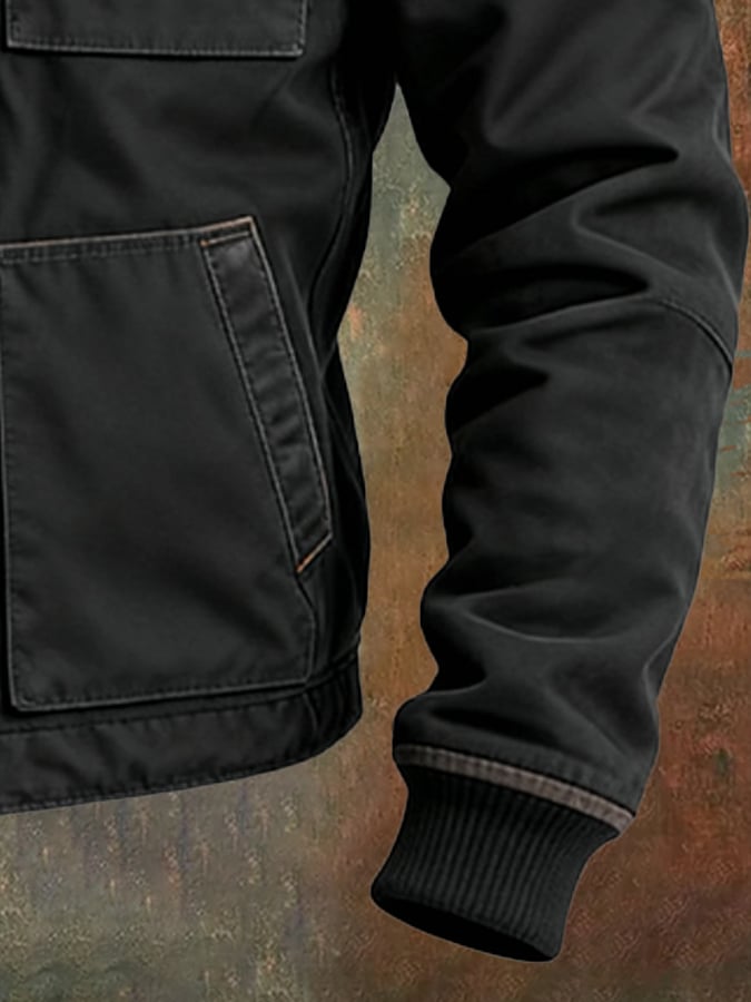 JULIEN LYON™ | BLOUSON HIVERNAL À MULTIPOCHES STRUCTURÉES