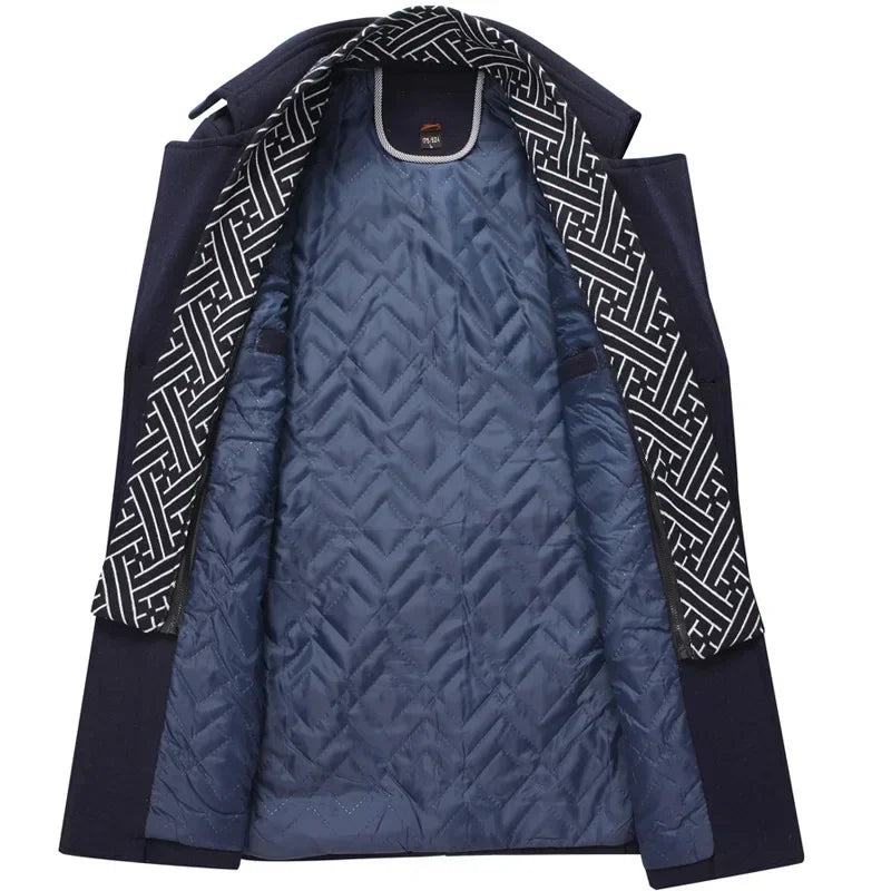 JULIEN LYON | MANTEAU D'HIVER EN LAINE POUR HOMME