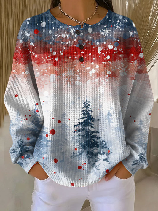 Alva | Pull de Noël avec Motif de Sapin Doux