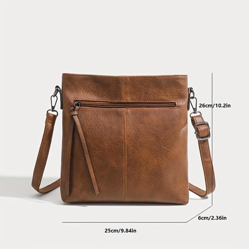 Addison™ Simple Elegance | Sac Bandoulière Carré Rétro