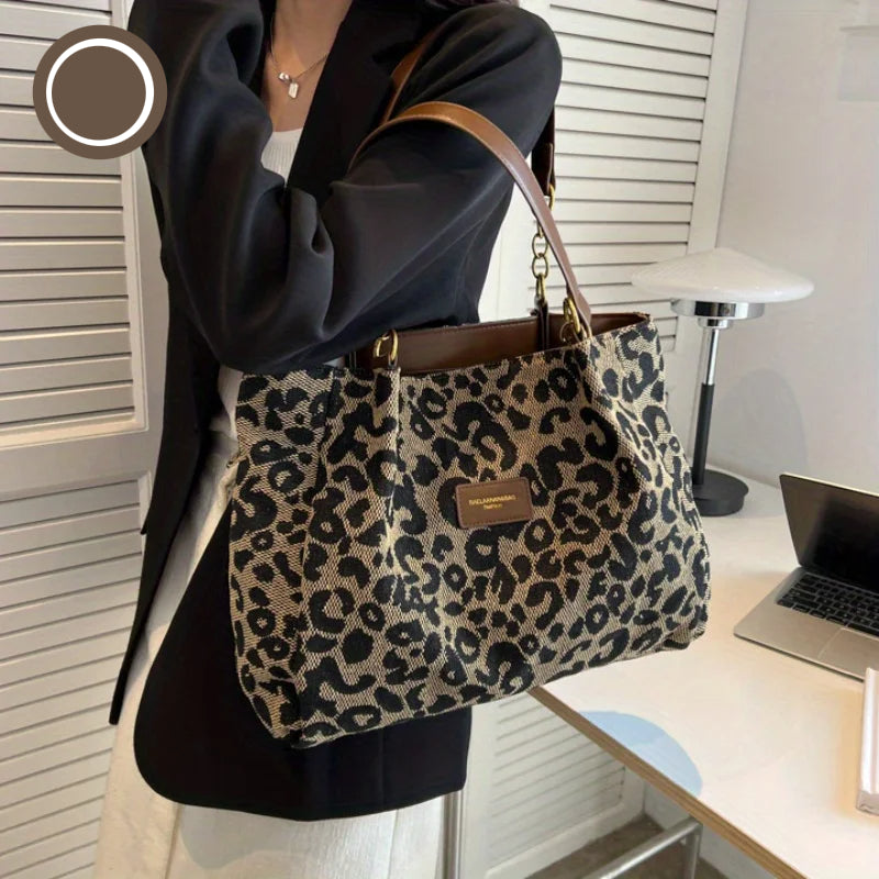 Olivia™ - Sac Cabas en Toile avec Détails Faits Main