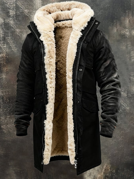 JULIEN LYON™ | MANTEAU MI-LONG À FOURRURE RAFFINÉE