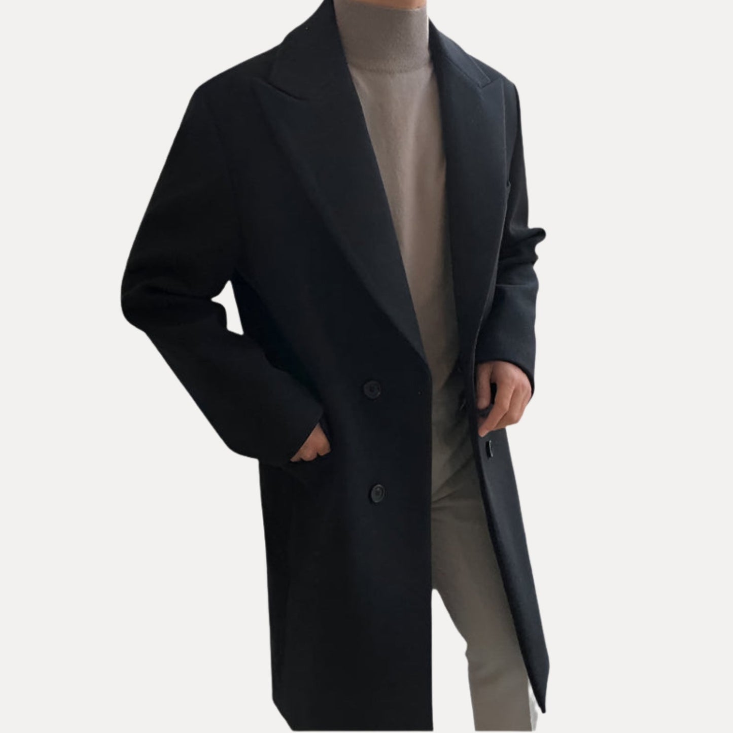 JULIEN LYON | MANTEAU DOUBLÉ ÉLÉGANT POUR HOMME