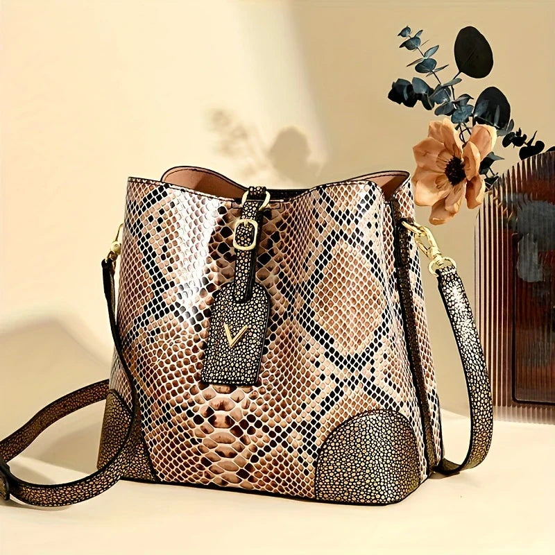 Addison™ - Sac Élégant Effet Serpent