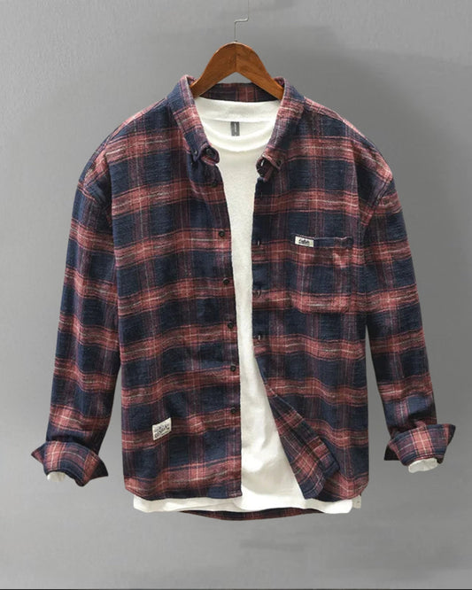 Chemise à carreaux élégante