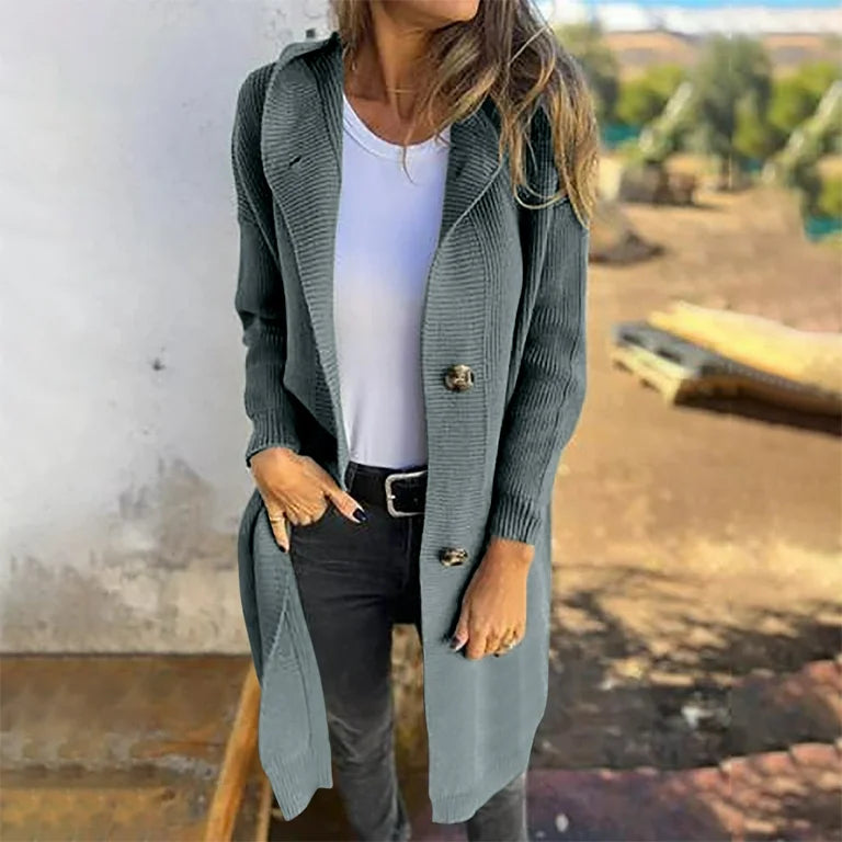 Amélie - Manteau cardigan élégant