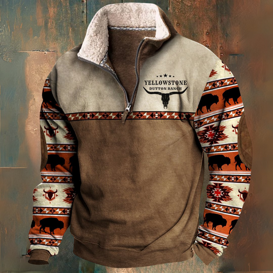 RODEO — Veste demi-zip d’automne-hiver