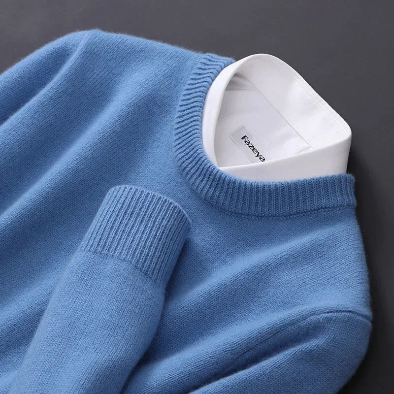 Levi™ - Pullover confortable en couleur unie au style élégant