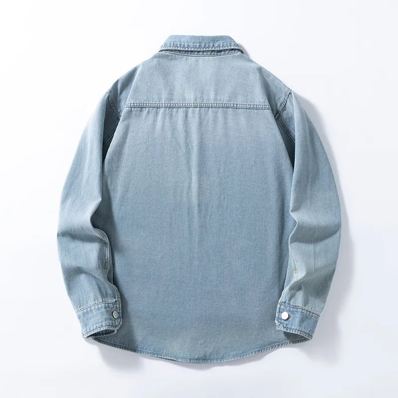 Chemise ample en denim