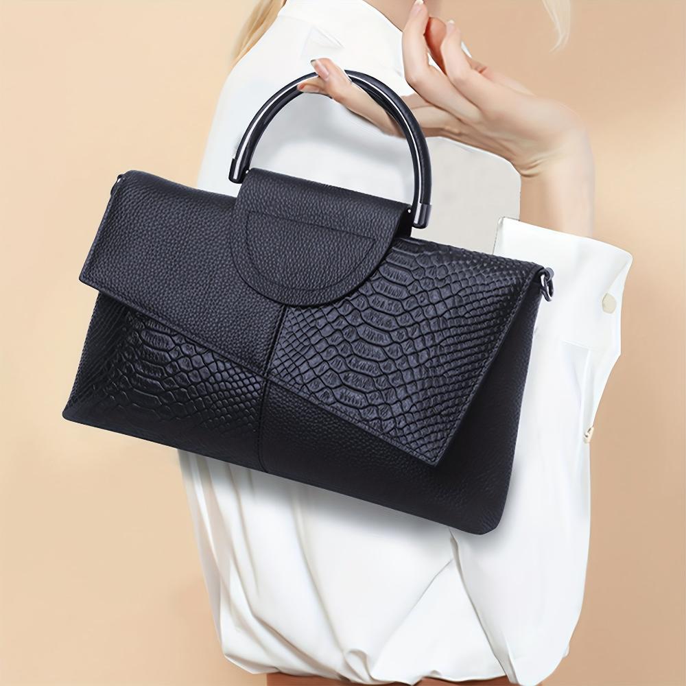 Grace™ Classic | Sac de luxe à motif croco embossé