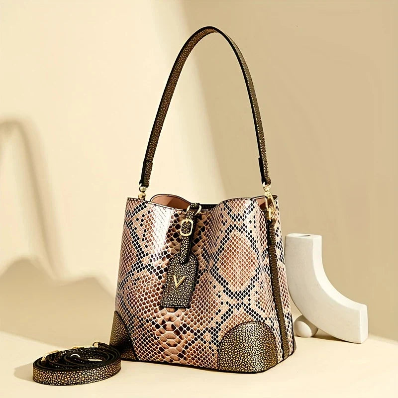 Addison™ - Sac Élégant Effet Serpent