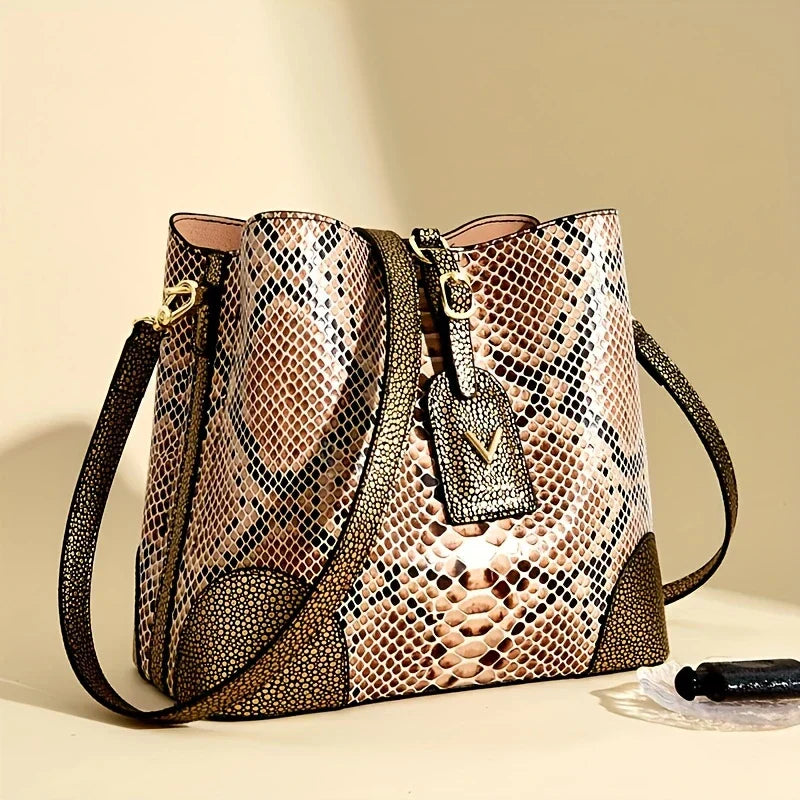 Addison™ - Sac Élégant Effet Serpent