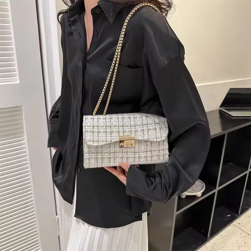 Addison™ - Sac à main en tartan de luxe