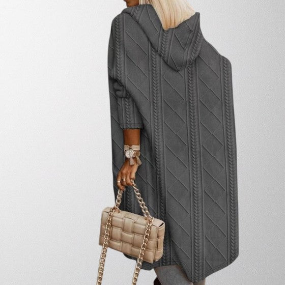 Olivia - Cardigan à capuche long